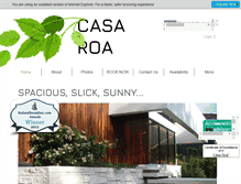 Tablet Screenshot of casa-roa.com